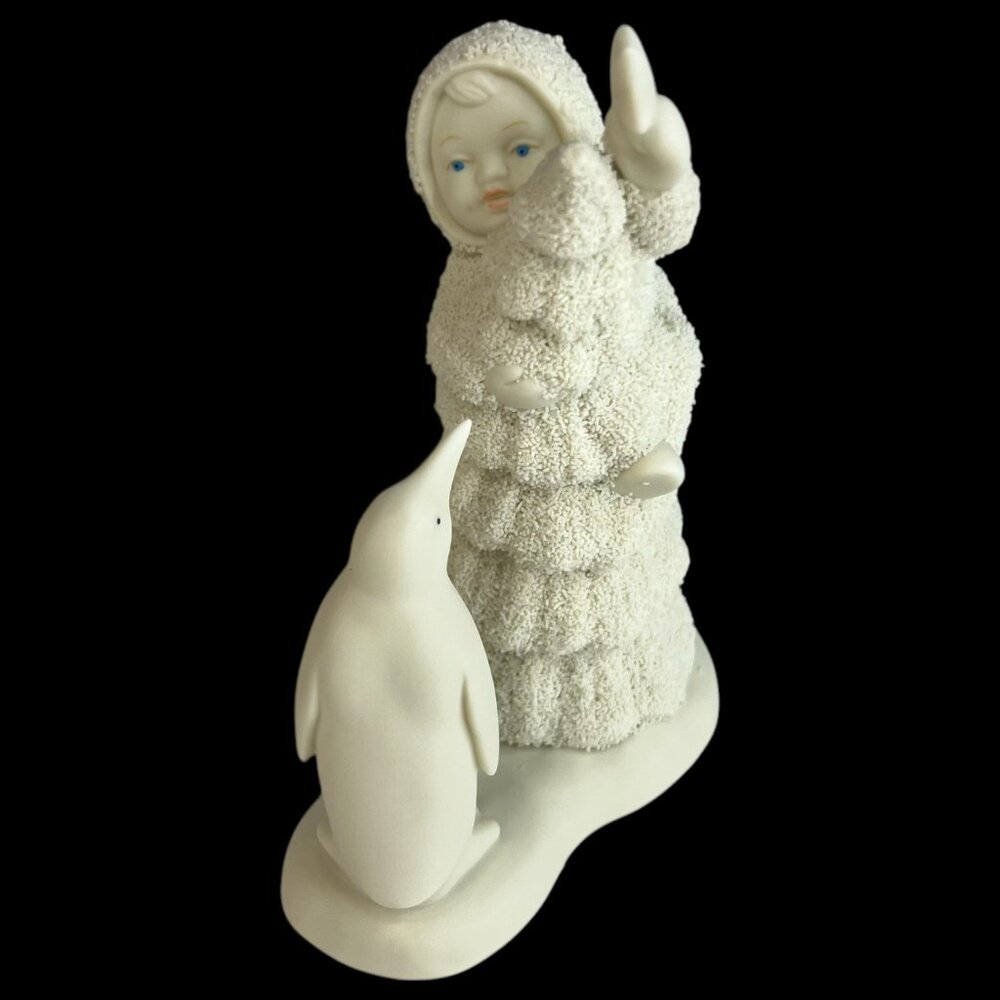 Dept 56 Snowbabies You Better Watch Out Figurine With Penguin Friendship Club
